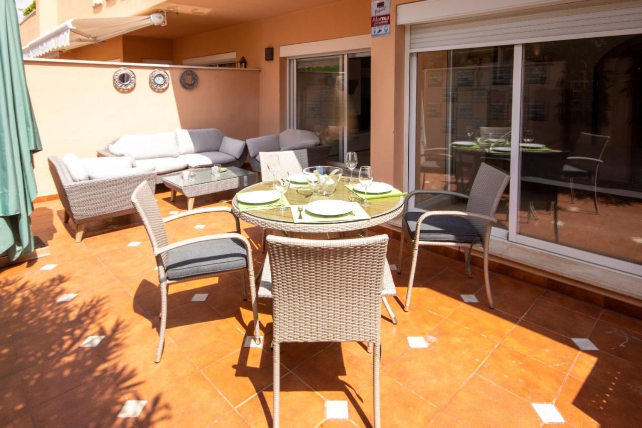Ground Floor Apartment, Los Jardines De Santa Maria Elviria 马尔韦利亚 外观 照片
