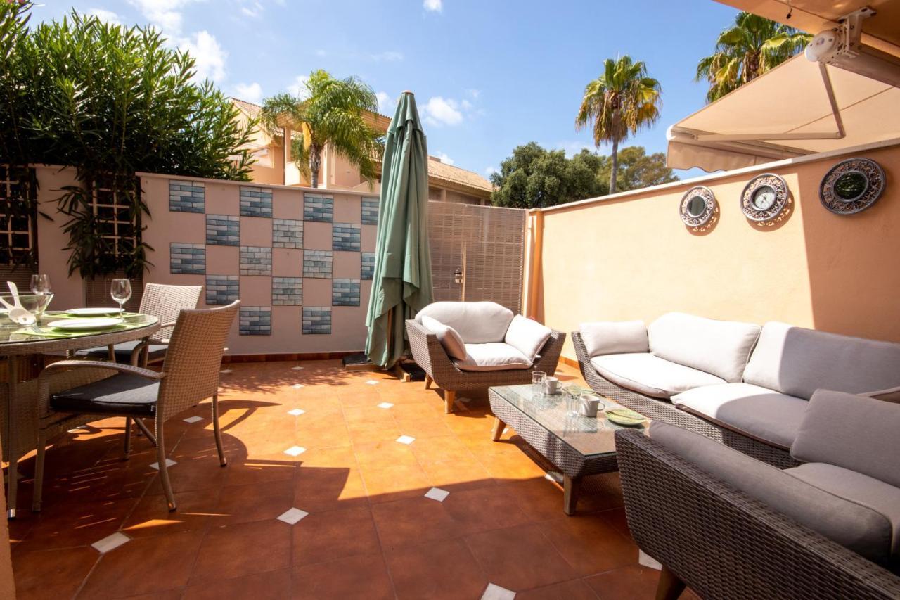Ground Floor Apartment, Los Jardines De Santa Maria Elviria 马尔韦利亚 外观 照片