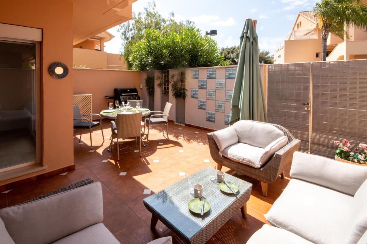Ground Floor Apartment, Los Jardines De Santa Maria Elviria 马尔韦利亚 外观 照片